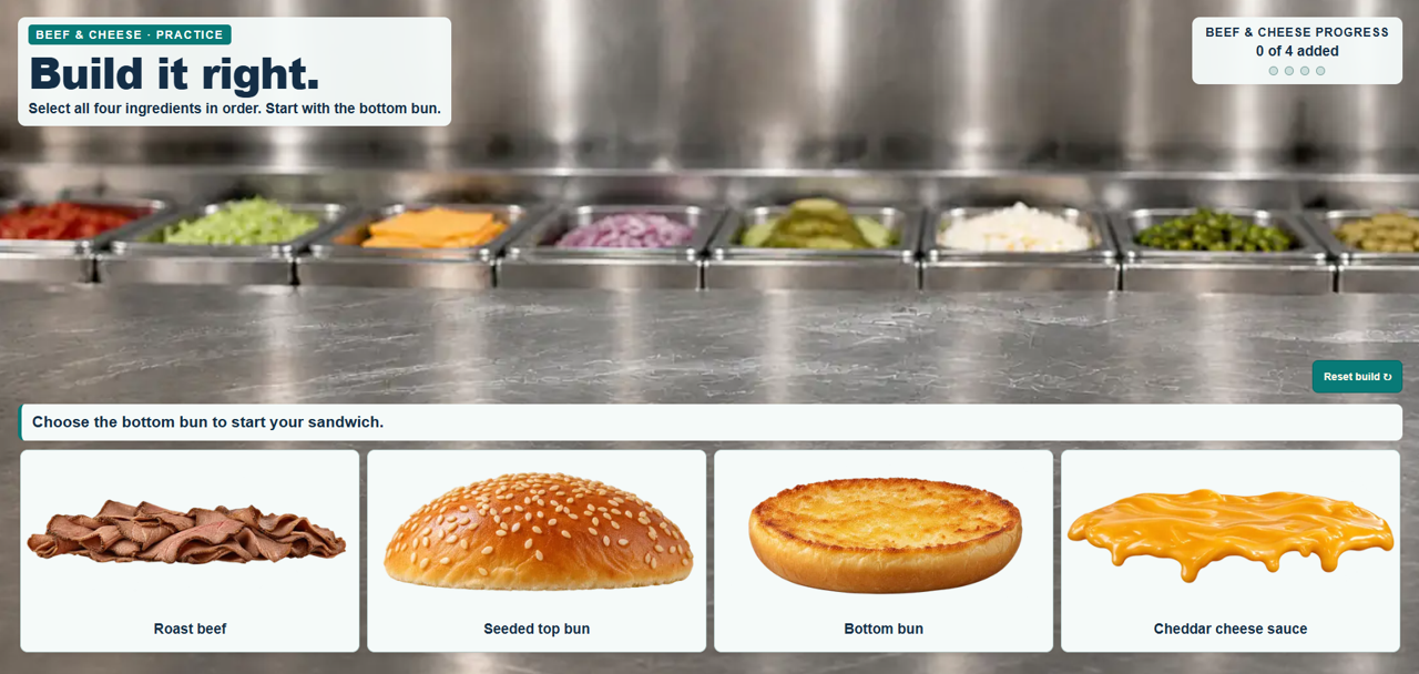 Preview of the Beef 'N' Cheese sequencing activity